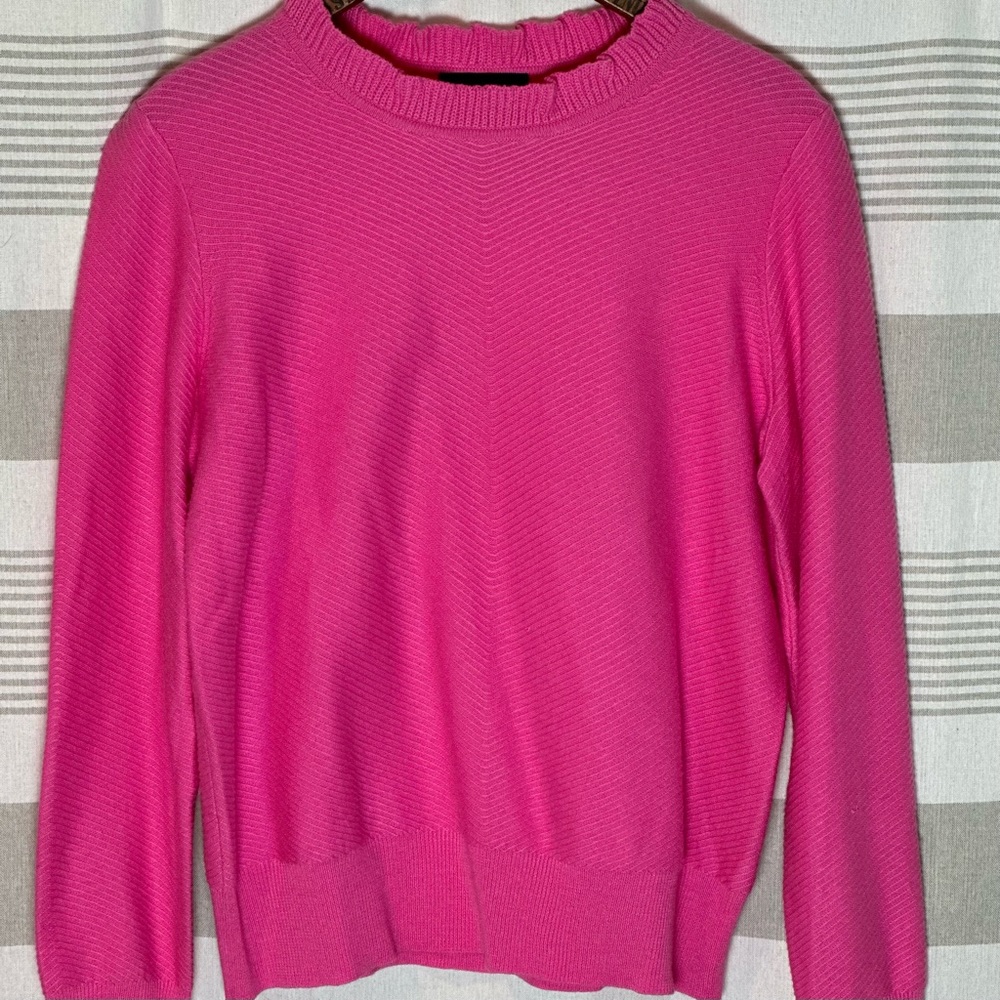 JCrew Hot Pink Sweater, Size S